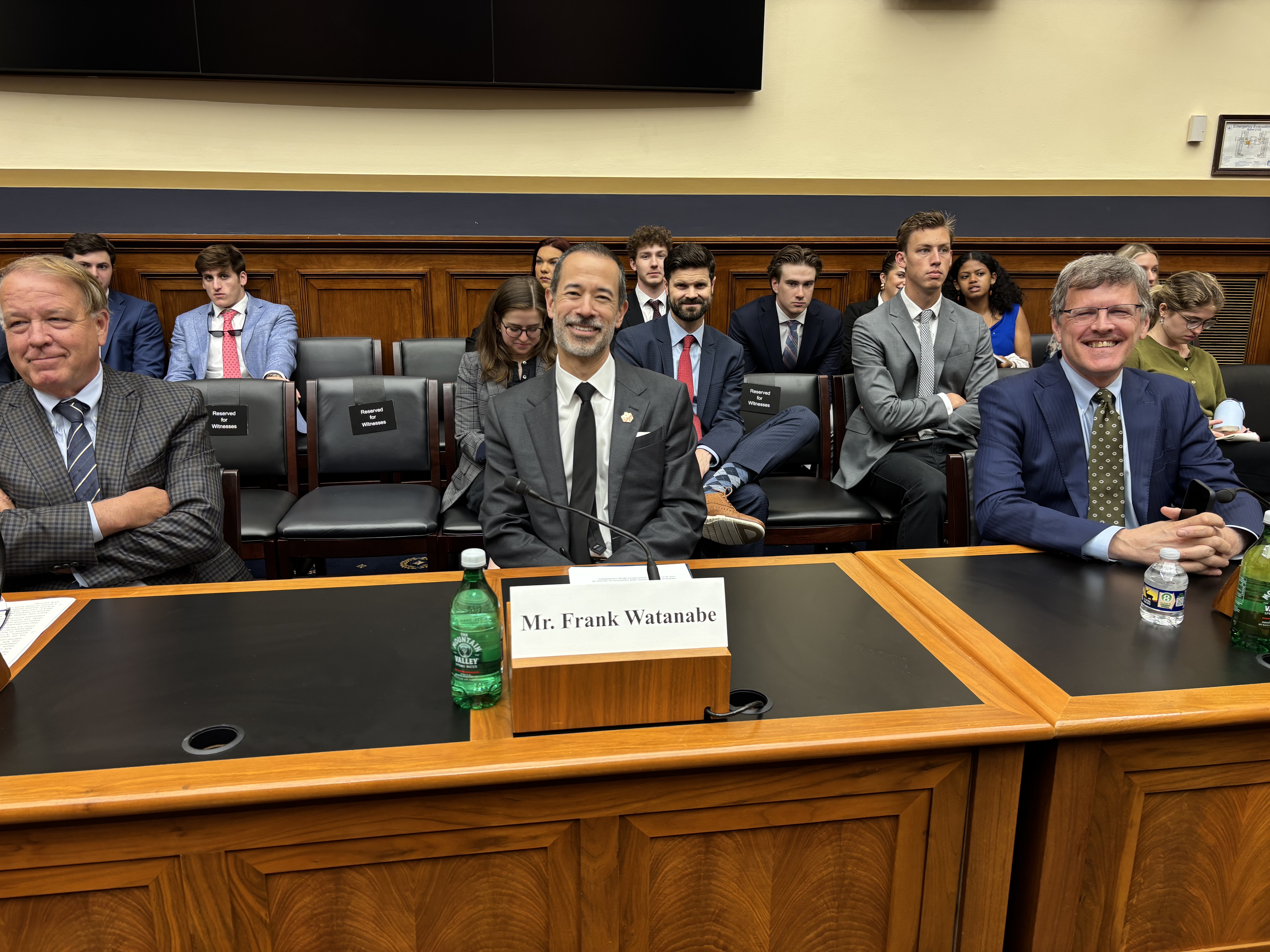 Frank Watanabe testifies on Capitol Hill